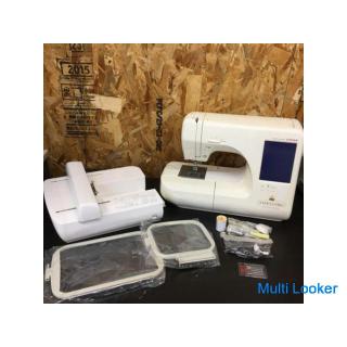 SINGER sewing machine + embroidery machine set