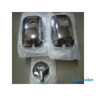 Mitsubishi Fuso Canter Blue Tech Canter Plated Mirror Cover 3 Piece Set
