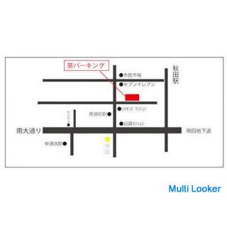 Nakadori 6-chome Monthly parking Approximately a 2-minute walk to the citizen market