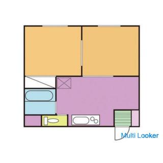 2DK Rental apartment Near by Akita underpass Walking distance from Akita station