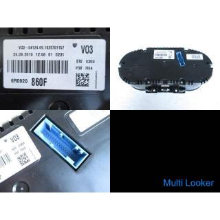 Polo 6R 6RCBZ Speedometer 38509km 6R0920860