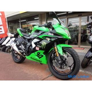 Kawasaki Ninja 250SL Yoshimura R-11 Muffler Lime Green & Black