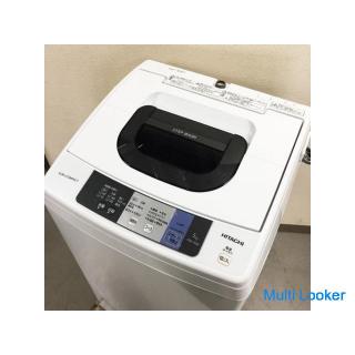 Used ☆ HITACHI washing machine 2017 made 5.0 Kg.