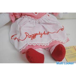 Raggedy Andy 40cm applause Red x Pink Plaid Doll