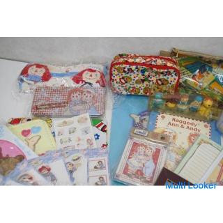Raggedy Ann & Andy Collectibles Unopened! Notepad, pen case, accessory case, etc.