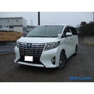 2015 Alphard Hybrid G, F package 4WD Automatic sliding door on both sides