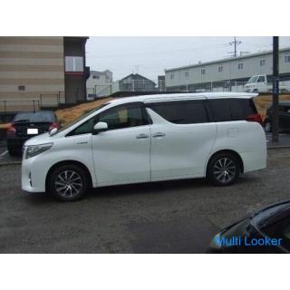 2015 Alphard Hybrid G, F package 4WD Automatic sliding door on both sides