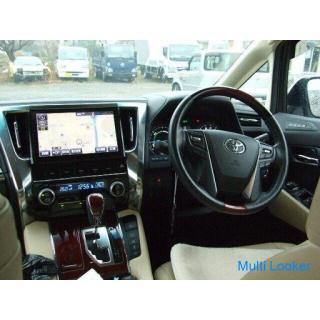 2015 Alphard Hybrid G, F package 4WD Automatic sliding door on both sides