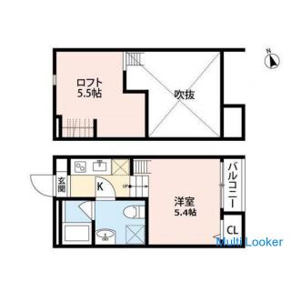 A spacious loft with a popular skip floor type! Designer apartment with initial cost of 50,000 yen ☆