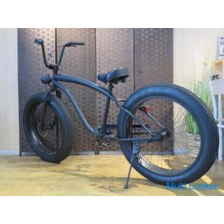 RAINBOW X-treme Single Speed ​​Black Fat Bike Thick Tire