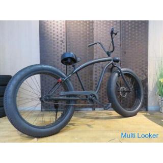 RAINBOW X-treme Single Speed ​​Black Fat Bike Thick Tire