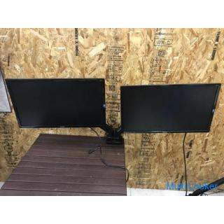 BENQ ★ 2 monitors × with monitor arm ★ GL2460 ★