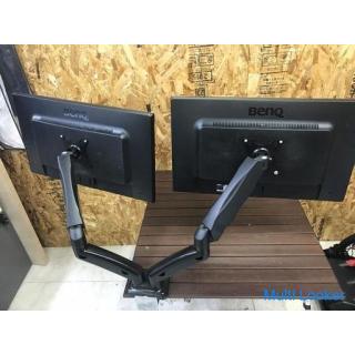 BENQ ★ 2 monitors × with monitor arm ★ GL2460 ★
