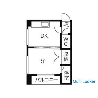 Low initial cost ★ Station Chika ★ 8 minutes walk from “Chuo Bus Shiraishi Shrine Mae” stop ★ 1DK ★