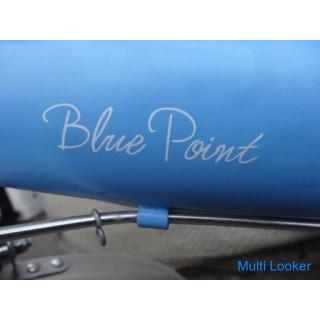 ◆ Folding bicycle ◆ Blue Point Shimano 6-speed 20 inch Cycling Sports Commuter Used