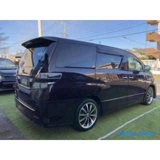 Toyota Vellfire 2.4L Z Electric slide TV Rear monitor External aluminum 1 year warranty