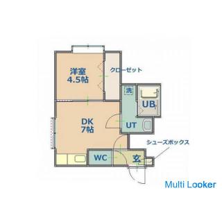 Sapporo International University Introducing Properties for Students No Deposit Key Money 1DK Indire