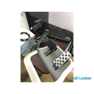 XBOX 360 Wireless Racing Wheel With Keyboard Original Box Available Operation Confirmed Cheap