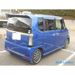 2015 Honda N-BOX custom G turbo L package Smart key SD navigation