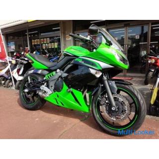 Ninja 400R Water-cooled 4-cycle 2-cylinder engine FI car with ETC with grip heater lime green & 