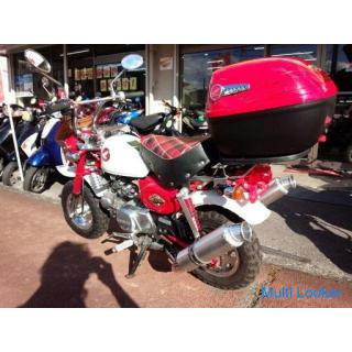 Honda Monkey (30th anniversary) 2 out muffler (big cab) with BOX (white and red)