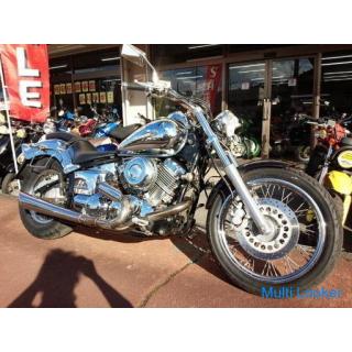 Yamaha Dragstar 400 2 in 1 muffler plating