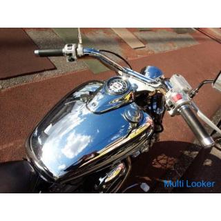 Yamaha Dragstar 400 2 in 1 muffler plating