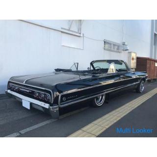 Chevrolet Impala 1964 Convertible 350 engine TH700R4 With lock-up kit ♪ Frame off restored! Hydro 2P