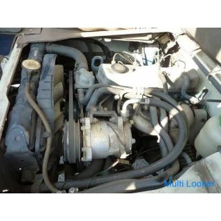 1984 Nissan Atlas 1 ton loading Low floor flat Diesel Plated foil cover One year inspection
