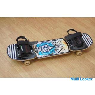 Dimension skateboard 90cm in total length black skull street board