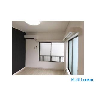 Corner room 1R 10 minutes on foot from Nishi Urawa station with electronic lock key and TV door phon