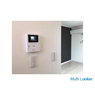 Corner room 1R 10 minutes on foot from Nishi Urawa station with electronic lock key and TV door phon