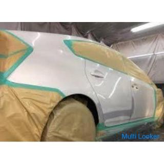 Auto repair sheet metal painting shop sheet metal painting scratches, dents