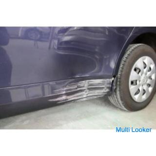 Auto repair sheet metal painting shop sheet metal painting scratches, dents