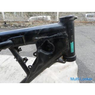 Motorcycle parts Motorcycle frame KAWASAKI W1F frame W1F-18 *** (black) Unwritten second-hand goods