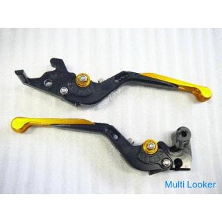 Yamaha YZF-R25 detachable lever (LR) foldable extension type black / yellow used item