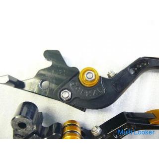 Yamaha YZF-R25 detachable lever (LR) foldable extension type black / yellow used item