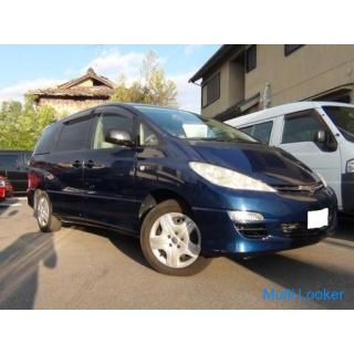 Must see! ☆ Estima X! Low-speed driving 50,000km! ★Popular navy blue! Cheap sale! First come, first 