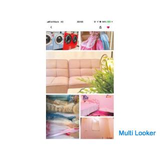 2DK Mansion near the station 3900 yen / day