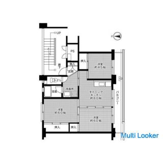 (Security deposit, key money, handling fee, renewal fee 0 yen!) Village House South Ise Building 1 (