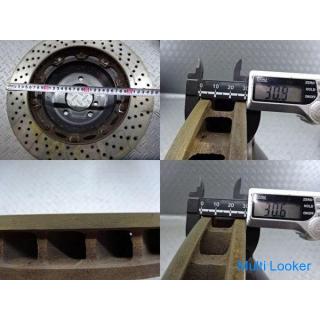 Brembo GT Kit BMW E90 3 Series Front Brake Caliper 4 POT Drilled 2 Piece Rotor Left and Right Set