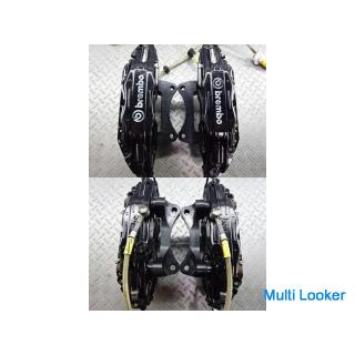 Brembo GT Kit BMW E90 3 Series Front Brake Caliper 4 POT Drilled 2 Piece Rotor Left and Right Set