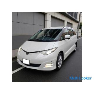 Toyota Estima 2.4 Aeras 76.000km genuine HDD navigation & rear seat monitor & back camera le