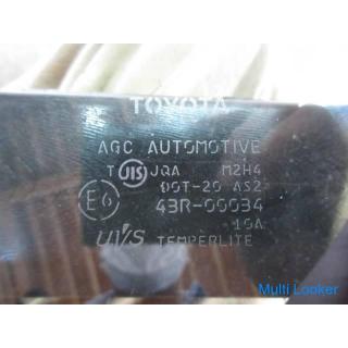 2011 Prius α ZVW41 Right front pillar glass