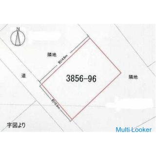 2-chome, Mureoka, Kagoshima City [Sale] South flat land 166m² Immediate construction possible 2.75 m