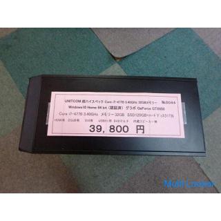 PC Desktop ☆ UNITCOM ☆ Super high spec Core i7-4770 3.40GHz 32GB memory