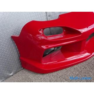 RX-7 Front bumper Aero FRP red painted product Compatible with late combination lamps