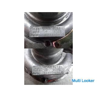 Subaru genuine BES Legacy B4 S401 STI version turbine supercharger VF33 VF32 set operation OK