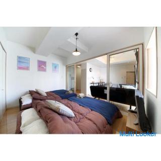 Osaka downtown. Cheap monthly. Rent only. No additional cost. No initial cost.