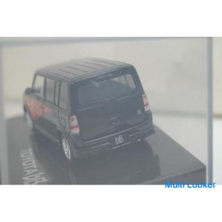 MTECH TOYOTA bB Model with Case Black x Red Flame Figure